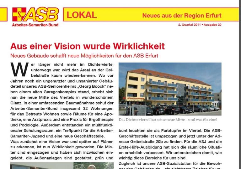 Newsletter Ausgabe 20 (01.06.2011) – Vorschau
