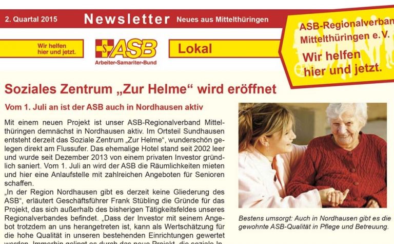 Newsletter Ausgabe 36 (08.06.2015) – Vorschau