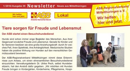 Newsletter Ausgabe 39 (10.03.2016) – Vorschau