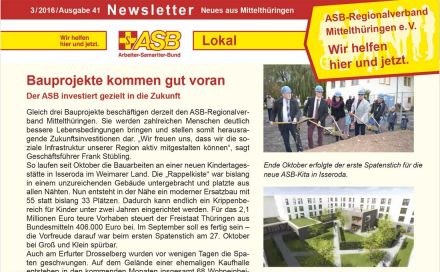Newsletter Ausgabe 41 (09.11.2016) – Vorschau