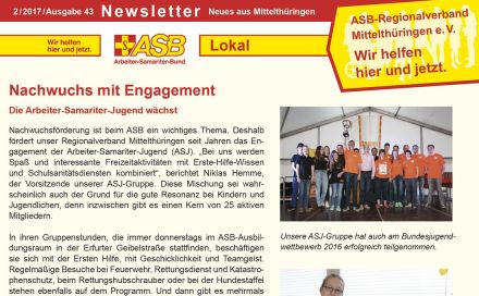 Newsletter Ausgabe 43 (10.05.2017) – Vorschau