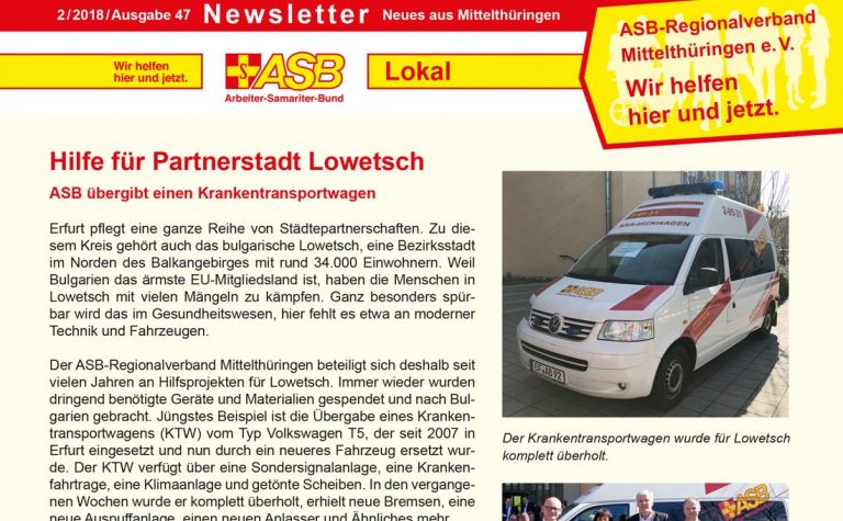 Newsletter Ausgabe 47 (04.09.2018) – Vorschau
