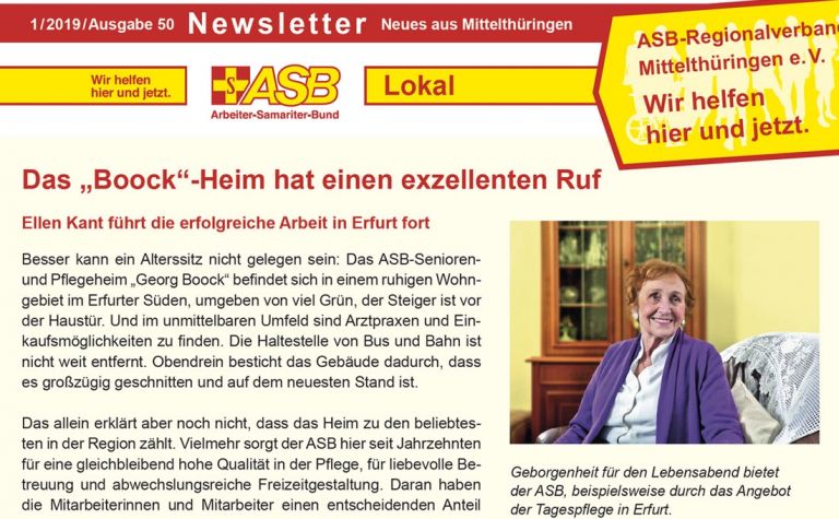 Newsletter Ausgabe 50 (04.04.2019) – Vorschau