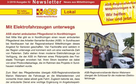 Newsletter Ausgabe 52 (12.08.2019) – Vorschau