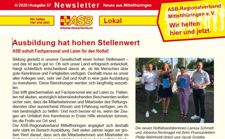 Newsletter Ausgabe 57 (12.11.2020) – Vorschau