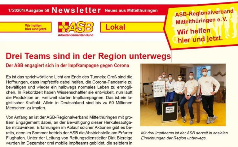 Newsletter Ausgabe 58 (14.02.2021) – Vorschau