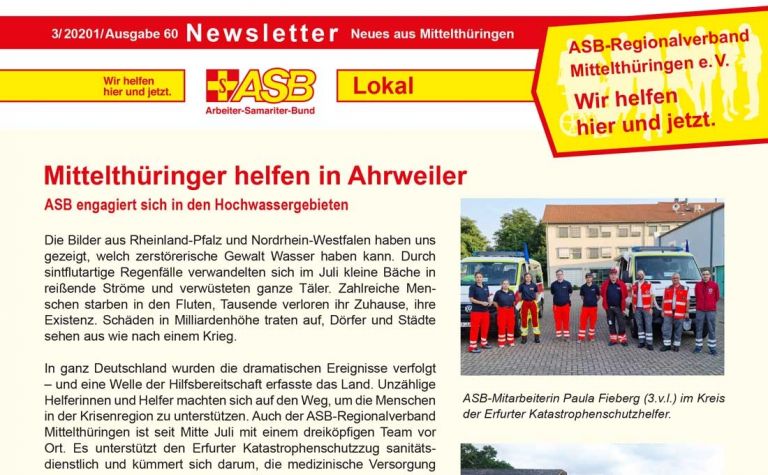 Newsletter Ausgabe 60 (01.08.2021) – Vorschau