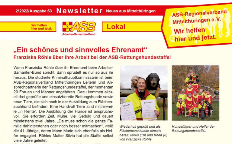 Newsletter Ausgabe 63 (03.06.2022) – Vorschau