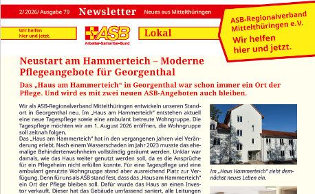 Newsletter Ausgabe 79 (07.05.2026) – Vorschau